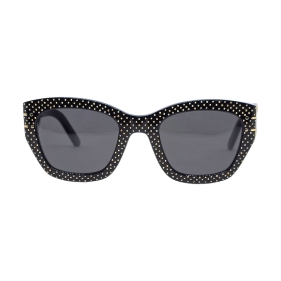 Dior Accessories - DIOR SUNGLASSES Elegant Black and Gold Studded 100% authentic NEW